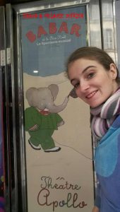 Photo de Mélanie Dufrier dans la spectacle musical Babar